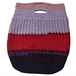 Multicolor Crochet Tote Bag
